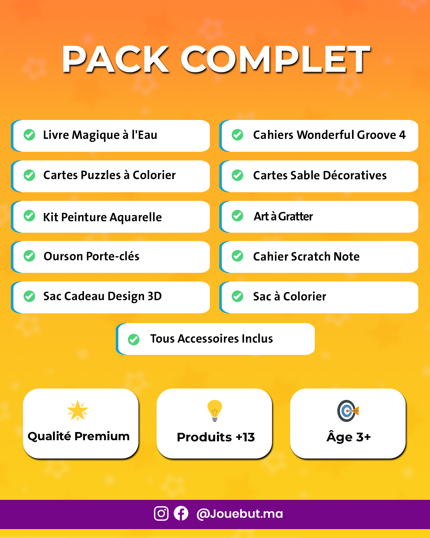 Contenu de la Boîte du Petit Créateur 12