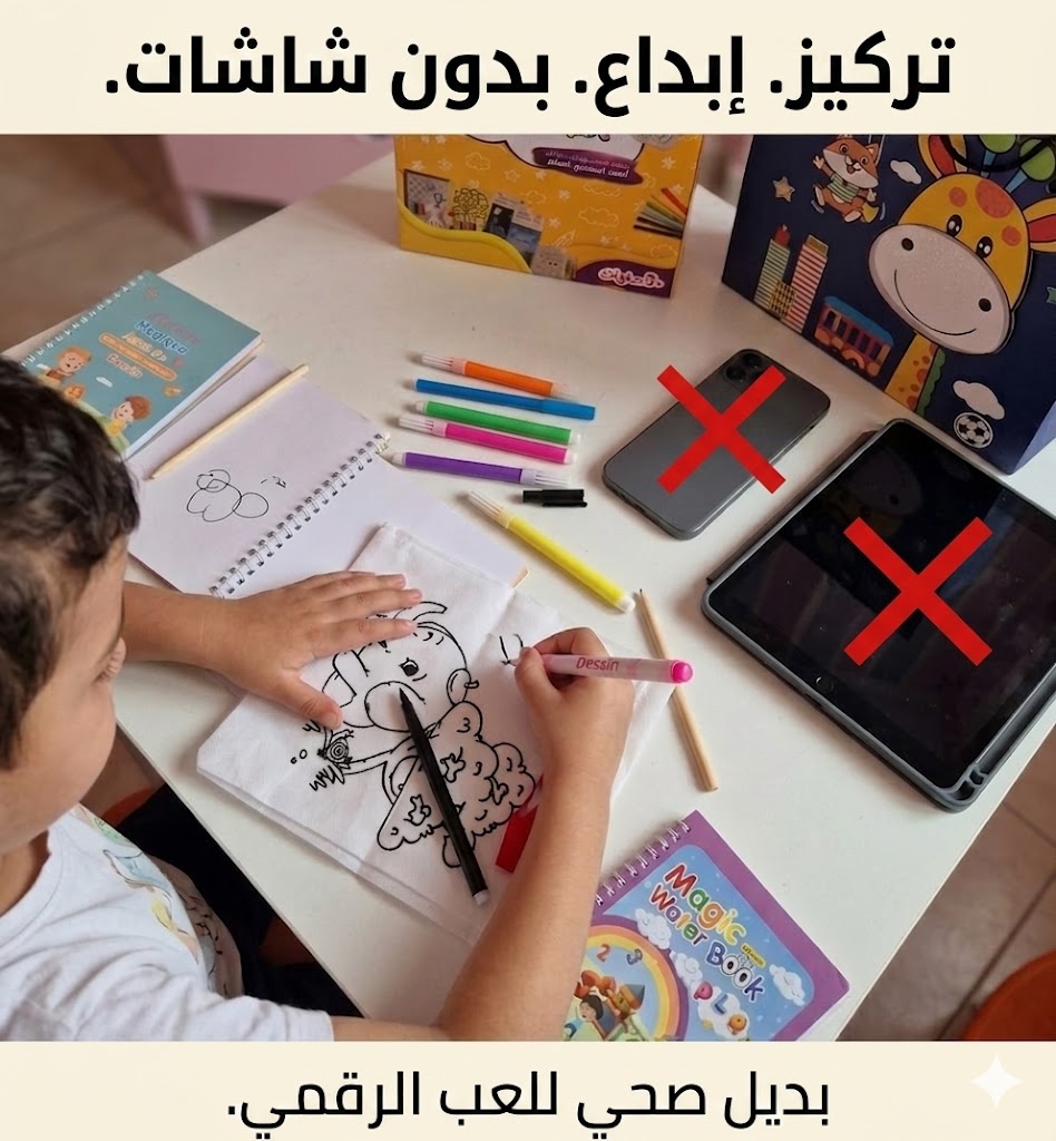 تركيز وإبداع بدون شاشات